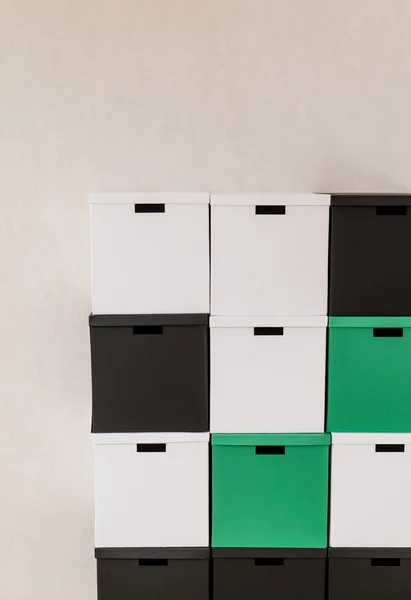 Stack of cardboard boxes — Stock Photo, Image