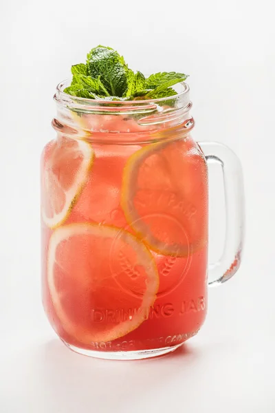 Limonata fresca in vaso — Foto Stock