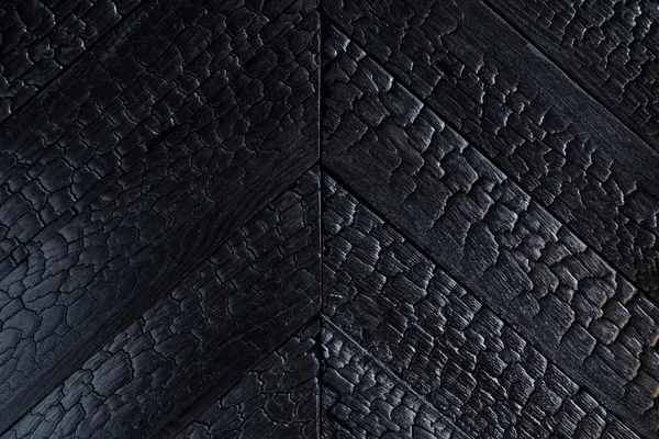 Black wood background — Stock Photo, Image