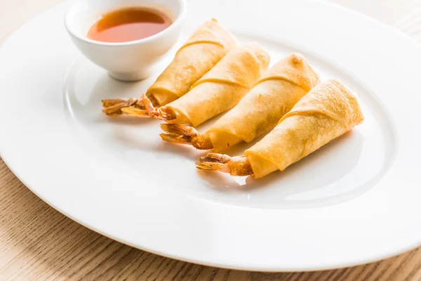 Gamberetti fritti in pasticceria — Foto Stock