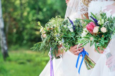 Düğün photosession ormanda 