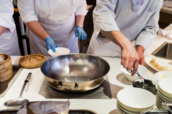 Workers of catering service — Stock Photo, Image