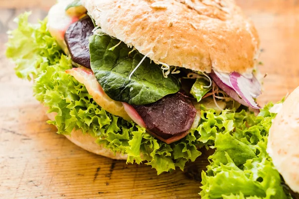 Frisse vegan Hamburger — Stockfoto