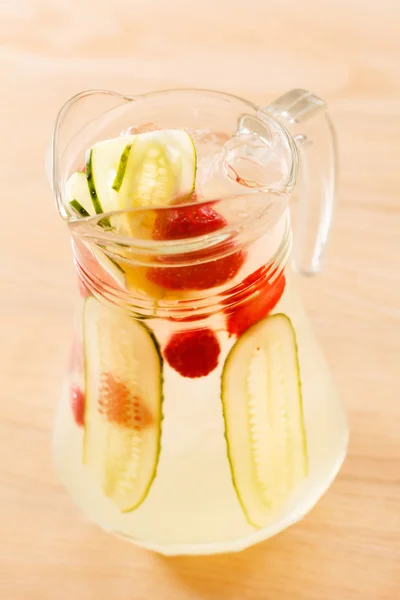 Summer drink in jar — Stock Photo, Image