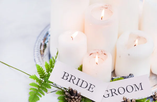 Beautiful wedding decoration — Stock Photo, Image