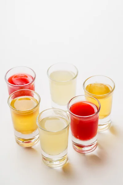 Glasses with alcoholic drink — Stock Photo, Image