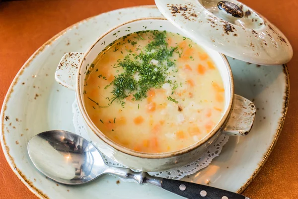 Rassolnik soup in bowl — Stock Image Rassolnik soup in bowl Stock Image