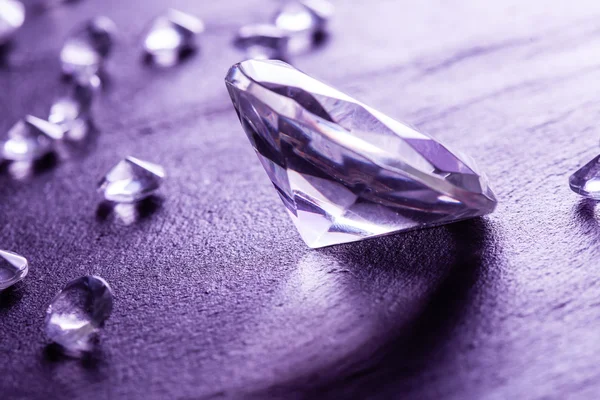 Beautiful differernt diamonds — Stock Photo, Image