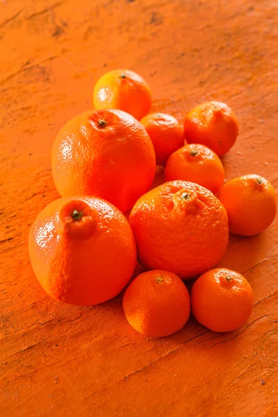 달콤한 신선한 mandarines — 스톡 사진