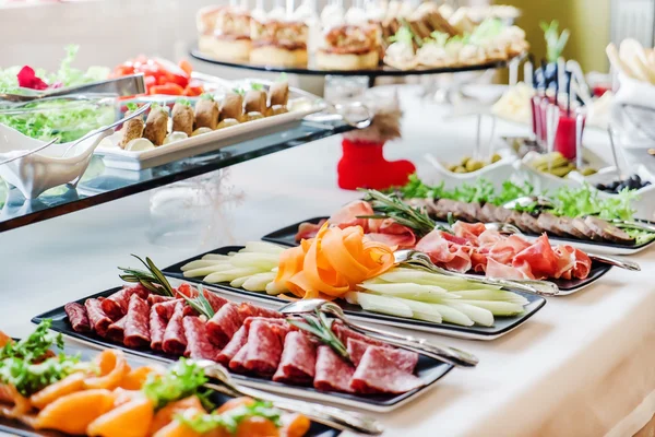 Catering-Tisch — Stockfoto