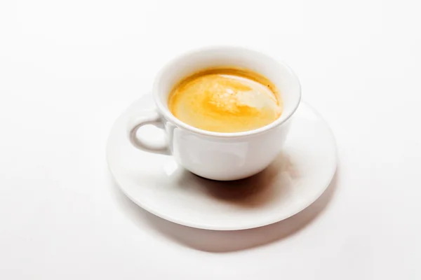 Tasse de café sur blanc — Photo