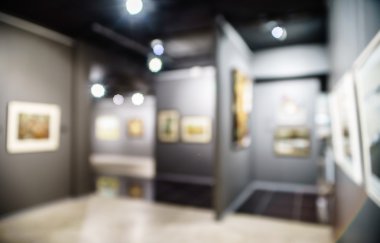 Galeri bulanık arka plan     