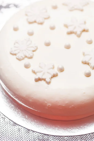 Christmas decorated cake — Stock Photo, Image