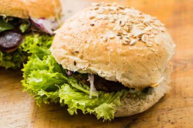 iki vejetaryen Burger