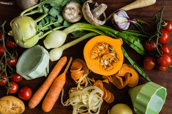 Verduras orgánicas frescas — Foto de Stock