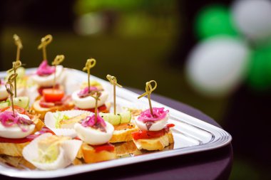 Lezzetli meze açık büfe 