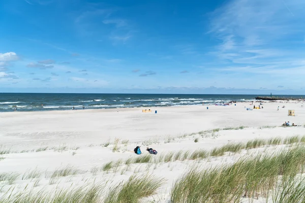 Plaża morze Bałtyckie — Zdjęcie stockowe
