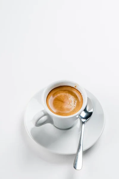 Witte kop koffie — Stockfoto