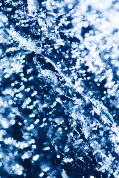 Blue ice texture — Stock Photo, Image