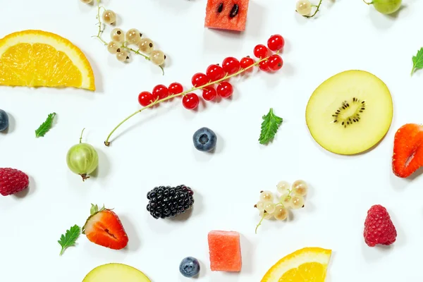 Fundo de frutas coloridas — Fotografia de Stock