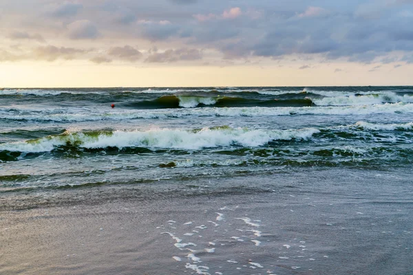 Bel tramonto sul mare — Foto Stock