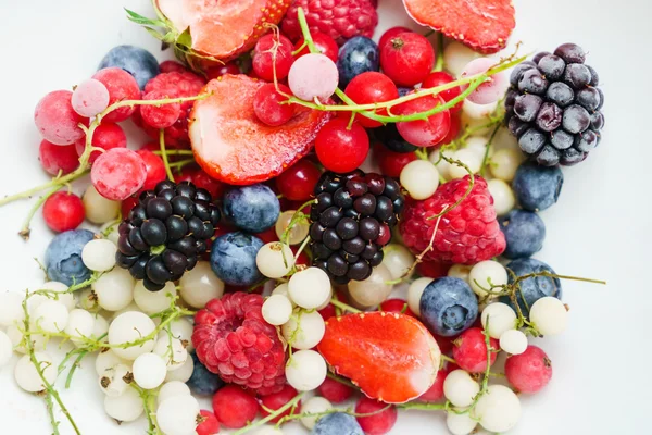 Tiefkühlsortiment Beeren — Stockfoto