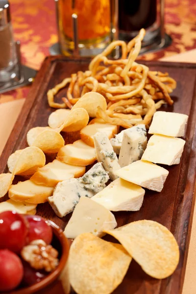 Assiette à fromage assortie — Photo