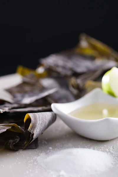 Fresh ingredients for sushi — Stock Photo, Image