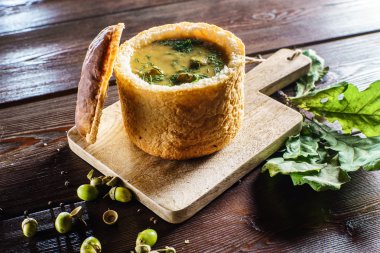 lezzetli sıcak çorba