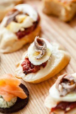 Lezzetli farklı tapas