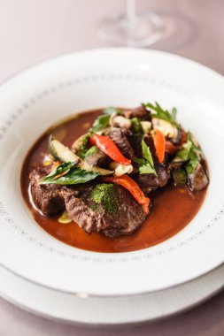 Sığır eti gurme kavrulmuş