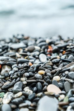 Deniz plaj çakıl