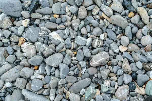 Seixos na praia do mar — Fotografia de Stock
