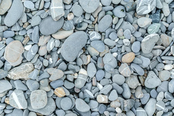 Galets sur la plage de mer — Photo