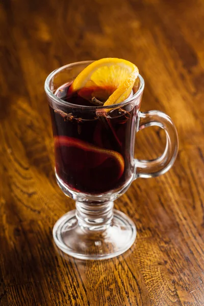 Hot mulled wine — Stock Photo, Image