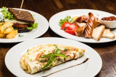 Taze lezzetli geleneksel kahvaltı