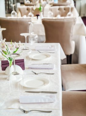 Restauant tablo hizmet