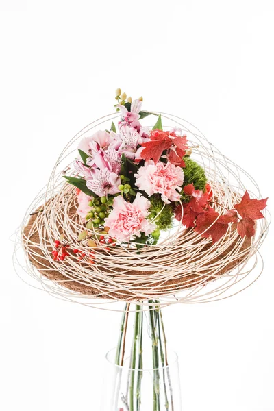 Vacker dekorativ blommig bukett — Stockfoto