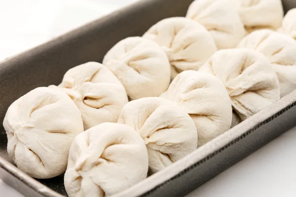 Traditionell frysta dumplings — Stockfoto