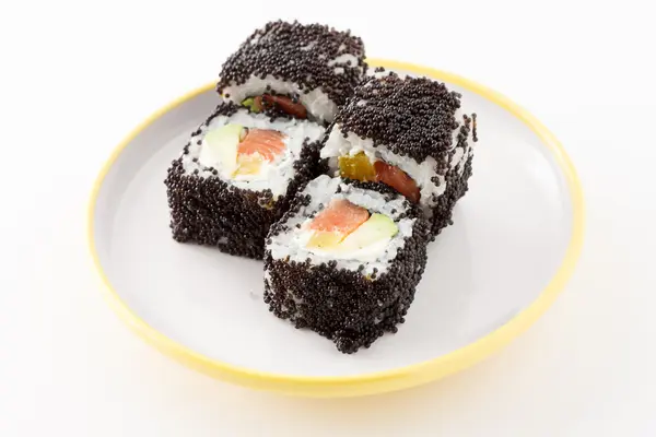 Smaczne japońskie sushi — Zdjęcie stockowe