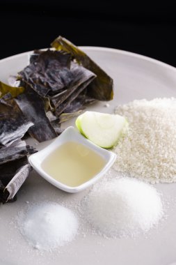 suşi için taze malzemeler