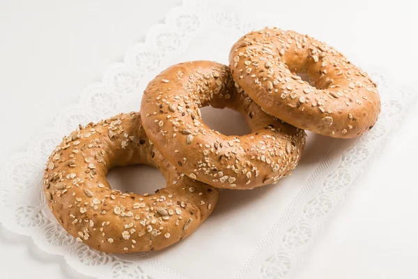 Verse, smakelijke bagels — Stockfoto