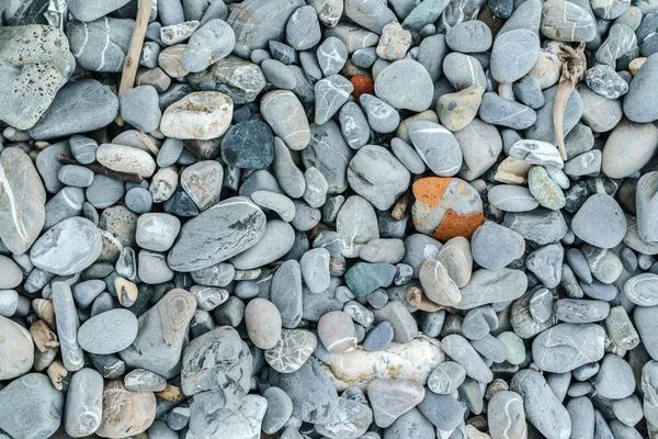 Guijarros grises en la playa —  Fotos de Stock