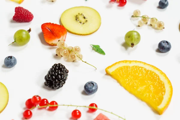 Fondo de frutas coloridas — Foto de Stock