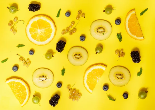 Sfondo frutti colorati — Foto Stock