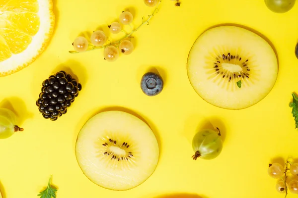 Fargerik fruktbakgrunn – stockfoto