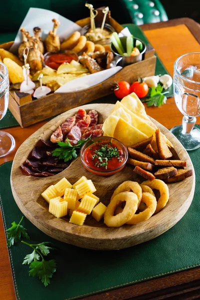 Assorted tasty appetizers — Stock Photo, Image