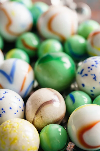 Bright marble balls — Stock Photo, Image