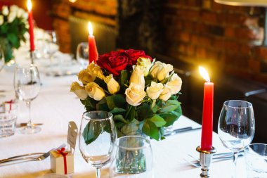 Düğün masa süslü