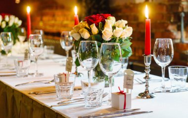 Düğün masa süslü